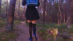 Школьница срезала путь через лес, но её поймал насильник