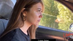 Русская девка изменила с таксистом оплатив поездку минетом